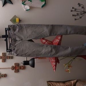 Light gray straight leg jeans